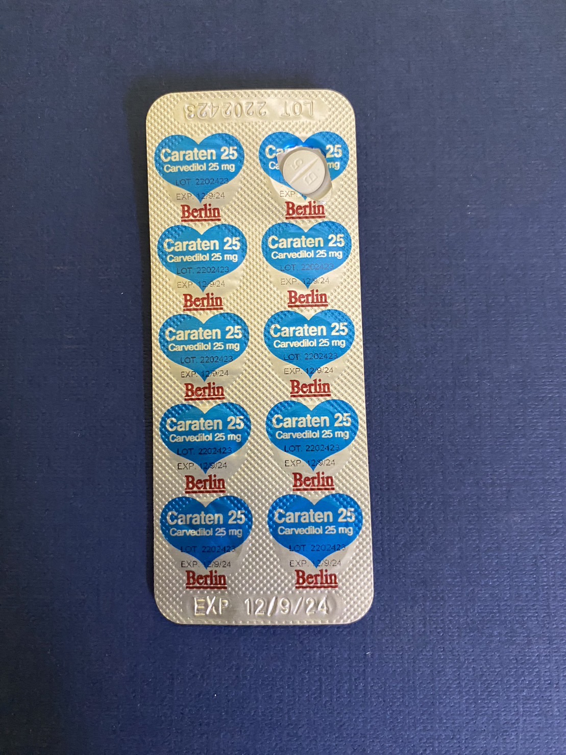 Carvedilol 25 mg 