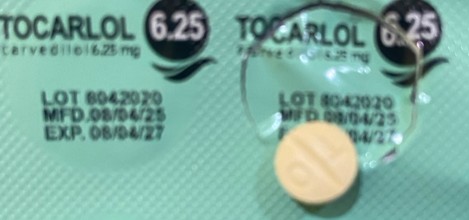 Calvedilol (6.25 mg)